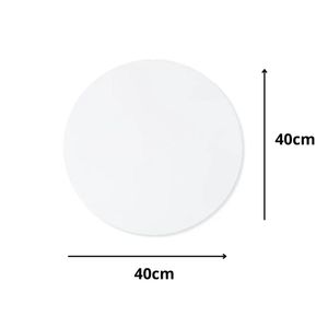 Cakeboard de MDF Redondo Branco 40cm Ref.: 3401016 Royal Brazil (01 Unidade)