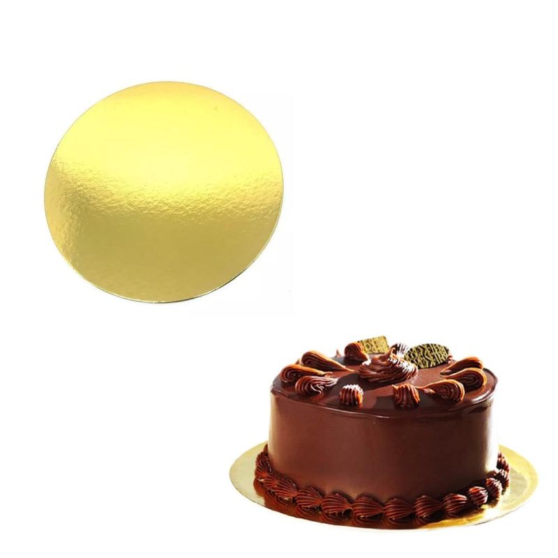 Cakeboard Redondo Ouro 26cm Ref.: 3701011 Royal Brazil (01 Unidade)