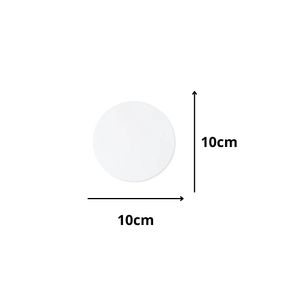 Cakeboard de MDF Redondo Branco 10cm Ref.: 3401019 Royal Brazil (01 Unidade)