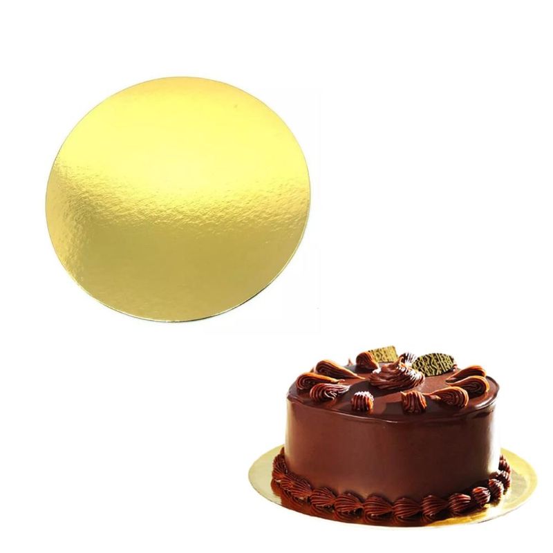 Cakeboard Redondo Ouro 35cm Ref.: 3701015 Royal Brazil (01 Unidade)
