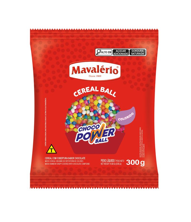 Cereal-Ball-C--Cobertura-Sabor-Chocolate-Colorido-Choco-Power-Ball-Micro-Mavalerio--300-gramas-