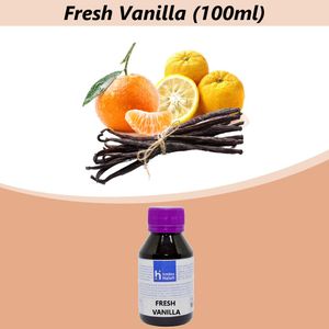 Essência Fresh Vanilla para Ambiente e Difusor Linha Lilás Irmãos Haluli (100ml)