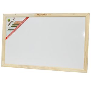 Quadro Branco de Madeira 70x100cm Mademaster (01 unidade)