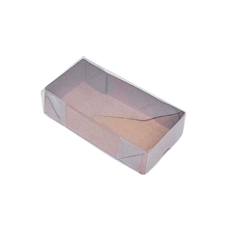 Caixa-Basica-Kraft-com-Tampa-Transparente-para-8-Doces-Ref.-4660-Ideia--01-unidade-