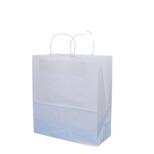 Sacola de Kraft Branco 32x26,5x13cm Ref. 1002014 Cromus (01 unidade)