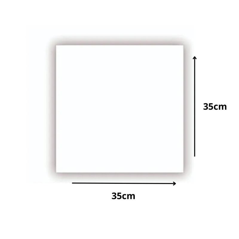Cakeboard de MDF Quadrado Branco 35x35cm Ref.: 3402003 Royal Brazil (01 Unidade)