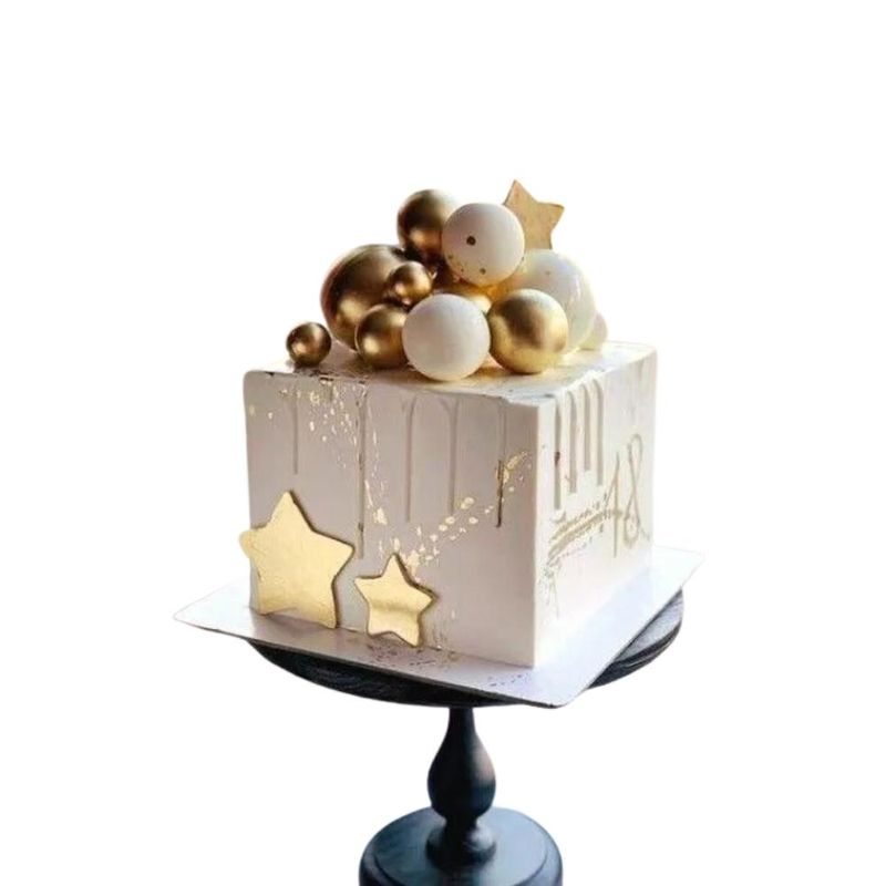 Cakeboard de MDF Quadrado Branco 35x35cm Ref.: 3402003 Royal Brazil (01 Unidade)