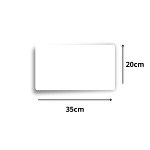 Cakeboard de MDF Retangular Branco 20x35cm Ref.: 3403001 Royal Brazil (01 Unidade)