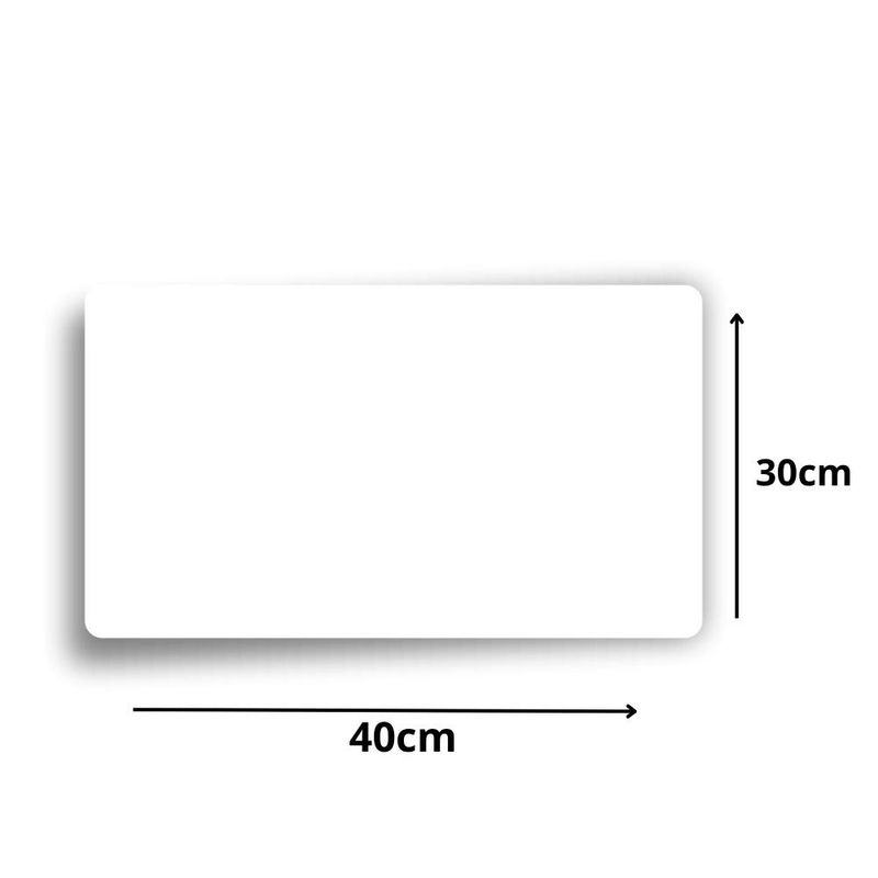 Cakeboard de MDF Retangular Branco 30x40cm Ref.: 3403002 Royal Brazil (01 Unidade)
