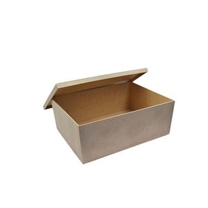Caixa de MDF Quadrada com Tampa Solta 30x40x15cm Ref.: LJ17 LJ Artesanatos (01 Unidade)