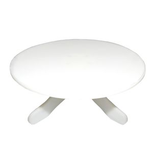 Bailarina (Prato Giratório) de Polietileno Branca 30cm São José (01 unidade)