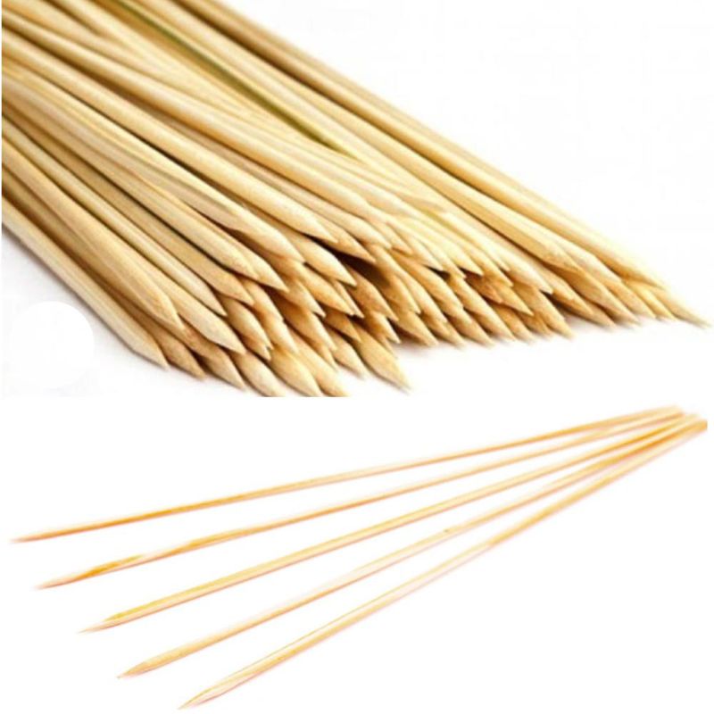 Espeto-de-Madeira-Bambu-Redondo-para-Churrasco-25cm-Fort-Flex--50-unidades-