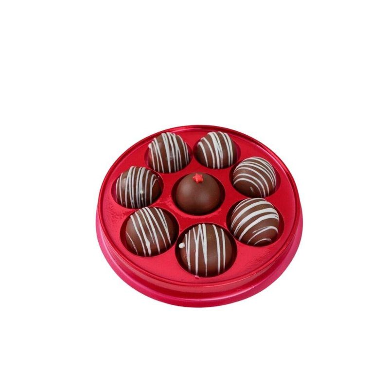 Caixa-Redonda-Vermelho-para-8-Doces-Ref.-14082-BWB--01-unidade-