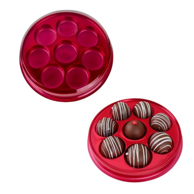 Caixa-Redonda-Vermelho-para-8-Doces-Ref.-14082-BWB--01-unidade-