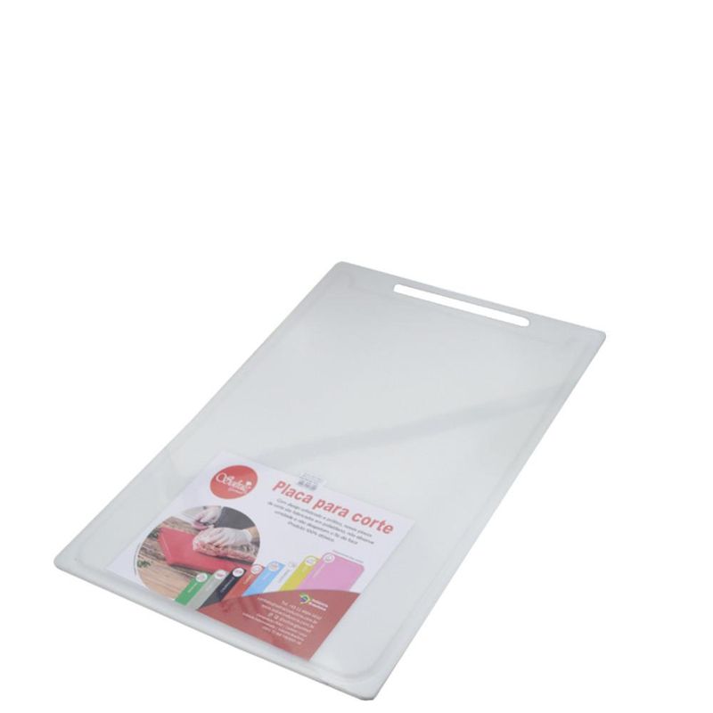 Placa de Polietileno P/ Corte Branca 6x250x350mm Solrac (01 Unidade)