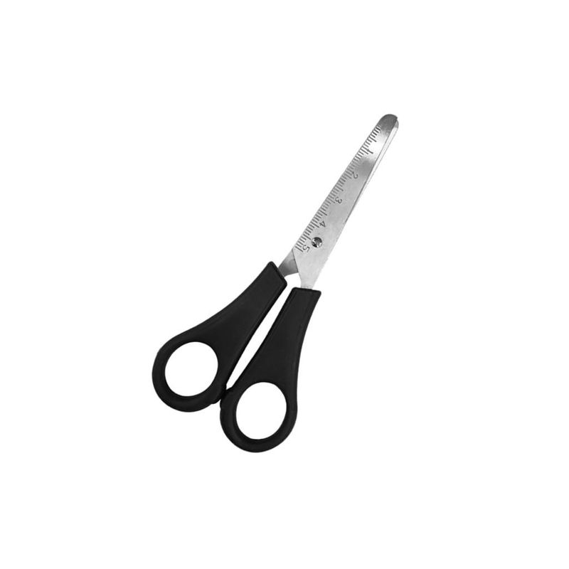 Tesoura-Escolar-Preta-13cm-Gatte--01-unidade-