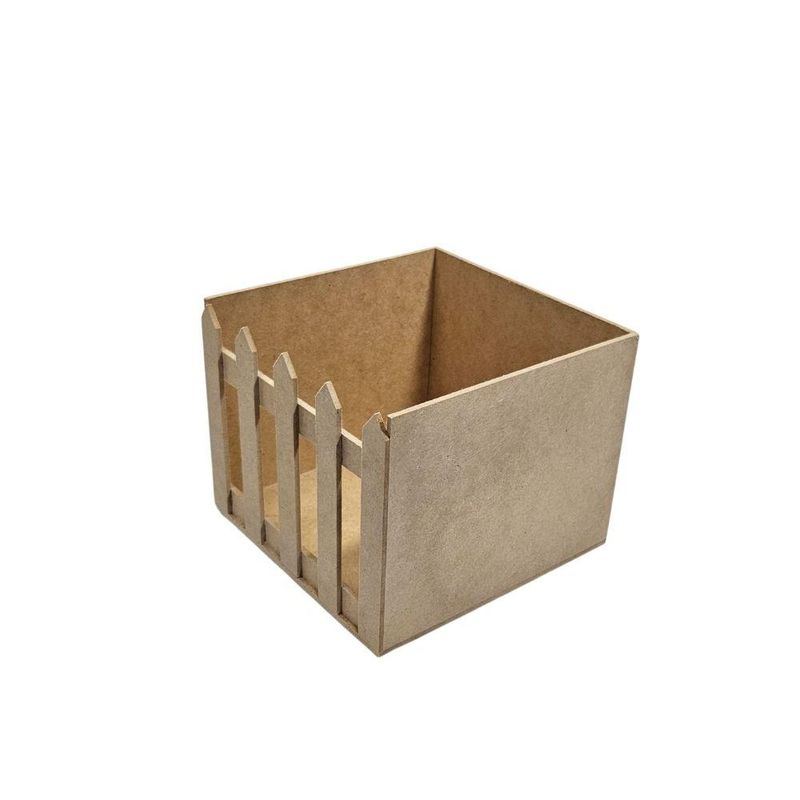 Cerca-de-MDF-Quadrada-com-Frente-Ripada-15x15x12cm-Ref.--LJ801-LJ-Artesanatos--01-Unidade-
