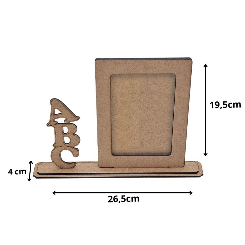 Porta-Retrato-com-Base-ABC-10x15-Ref.--LJ444-LJ-Artesanatos--01-Unidade-