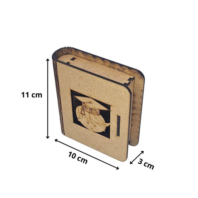 Mini-Caixa-Livro-Formando-de-MDF-11x10x3cm-Ref.--LJ468-LJ-Artesanato--01-Unidade-