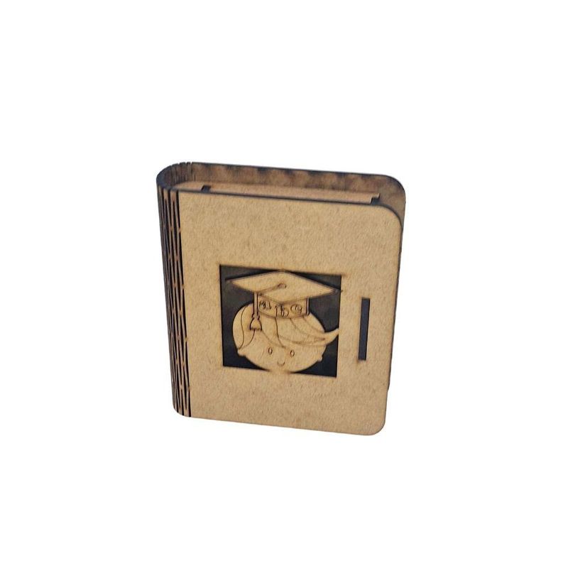 Mini-Caixa-Livro-Formando-de-MDF-11x10x3cm-Ref.--LJ468-LJ-Artesanato--01-Unidade-