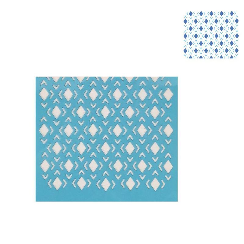 Stencil-Simples-de-Acetato-para-Pintura-130x130mm-RF1529-Losango-Acrilex--01-unidade-