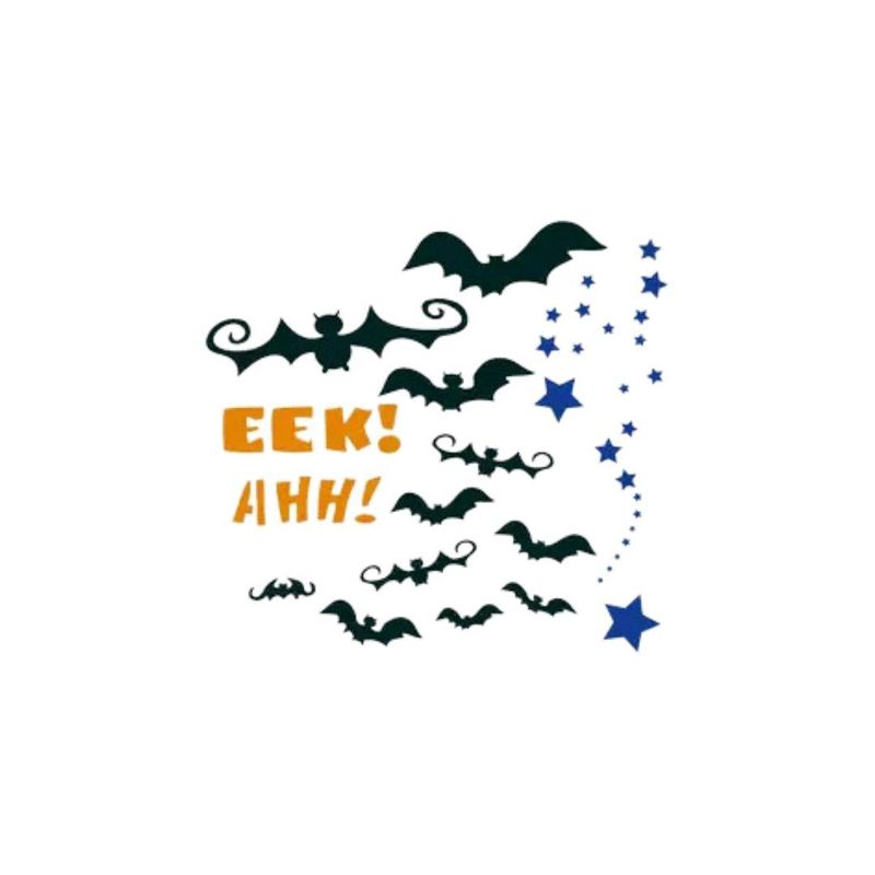 Stencil Simples de Acetato para Pintura 130x130mm RF1238  Halloween Acrilex (01 unidade)