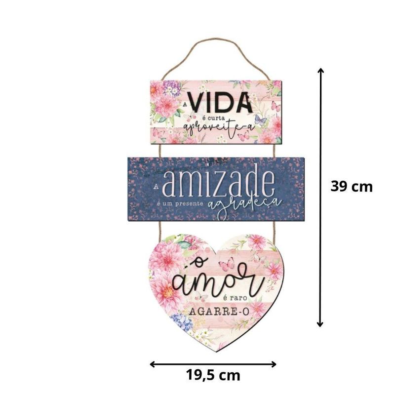 Placa-de-MDF-com-A-Vida-e-Curta-Ref.--DHPM6-100-Litoarte--01-unidade-