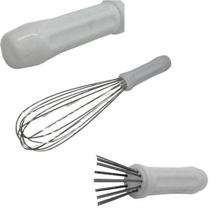 Batedor de Ovos (Fuet) de Aço Inox 30x7cm Solrac (01 unidade)