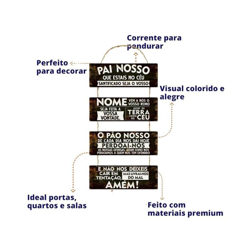 Placa-de-MDF-Oracao-Pai-Nosso-Ref.--DHPM6-059-Litoarte--01-unidade-