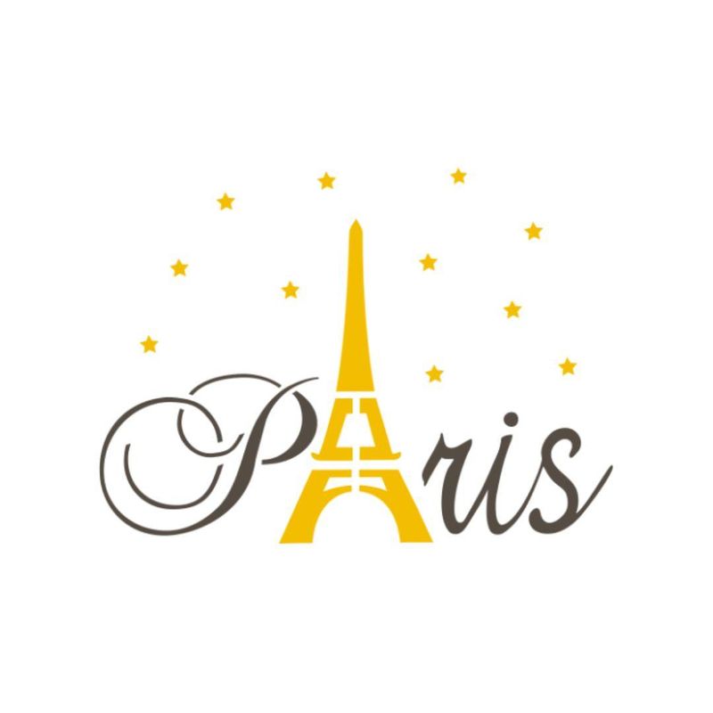 Stencil Simples de Acetato para Pintura 130x130mm RF1196 Paris Acrilex (01 unidade)