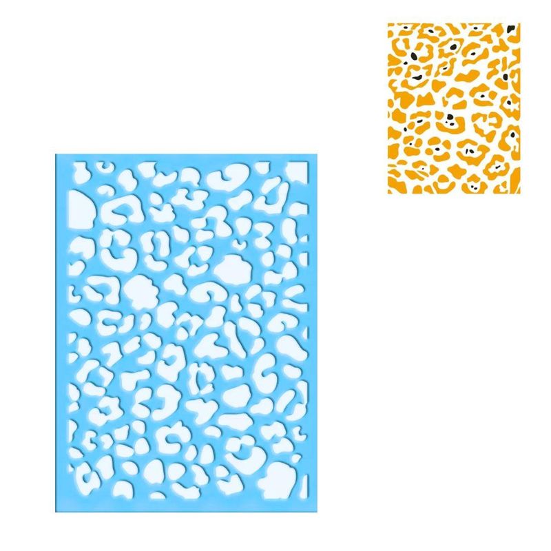 Stencil-Simples-de-Acetato-para-Pintura-250x150mm-RF1177-Onca-Acrilex--01-unidade-