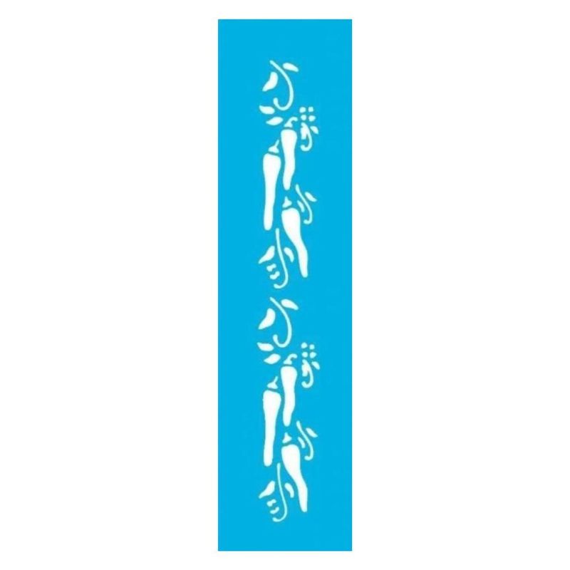 Stencil-Simples-de-Acetato-para-Pintura-300x80mm-RF1123-Pimentas-Acrilex--01-unidade-