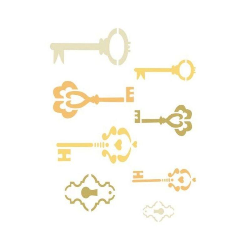 Stencil-Simples-de-Acetato-para-Pintura-250x150mm-RF1275-Chaves-Acrilex--01-unidade-