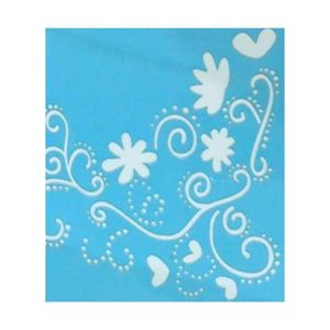 Stencil Simples de Acetato para Pintura 130x130mm RF1139 Floral Acrilex (01 Unidade)