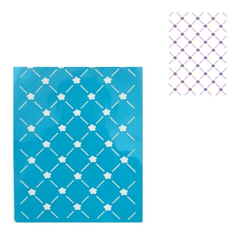 Stencil Simples de Acetato para Pintura 210x150mm RF1153 Borda 3 Acrilex (01 Unidade)