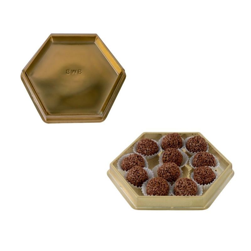 Caixa-de-Plastico-Sextavada-Dourado-14x15.5x1.5cm-Ref.-14040-BWB--01-unidade-