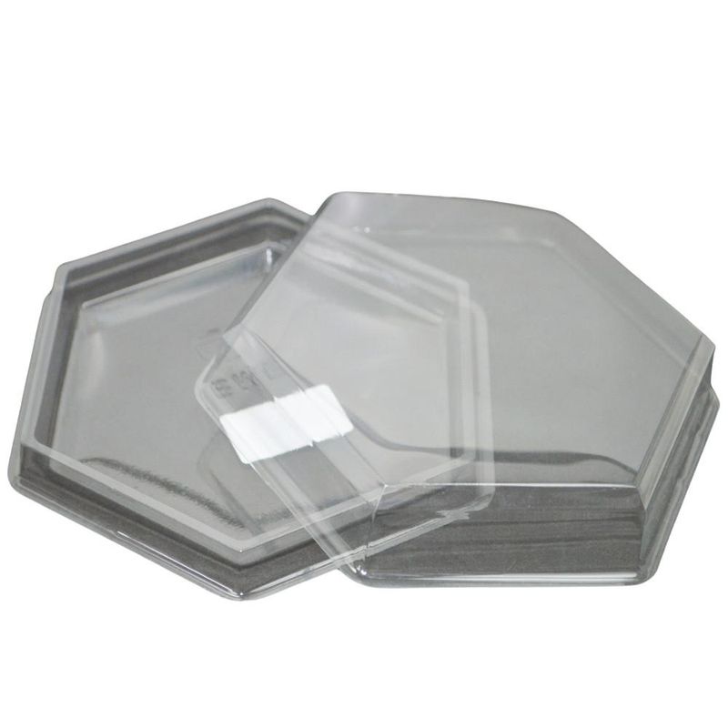 Caixa-de-Plastico-Sextavada-Cristal-14x15.5x1.5cm-Ref.-14045-BWB--01-unidade-