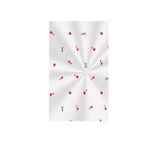 Saco de Polipropileno Transparente Mini Love Vermelho 11x19,5cm Ref. 11300774 Cromus (50 unidades)