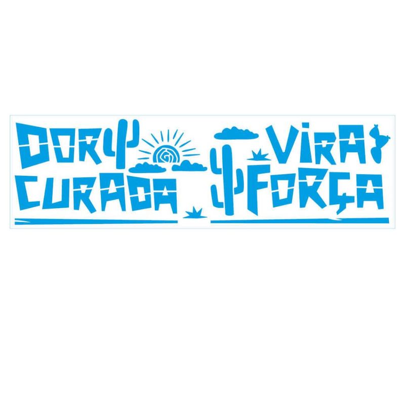 Stencil Simples de Acetato para Pintura 8x28cm Ref. STE-425 Xilografia Nordestina Litoarte (01 Unidade)