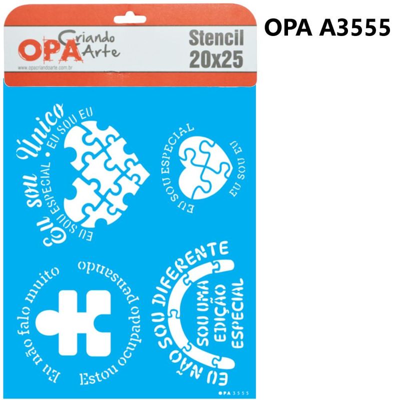 Stencil-Simples-de-Acetato-para-Pintura-20x25cm-Ref.-OPA3555-Simbolo-Autismo-Opa--01-Unidade-