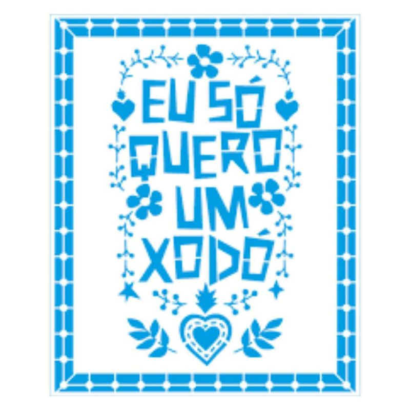 Stencil Simples de Acetato para Pintura 17x21cm Ref. STM-735 Coleção Nord Eu Sou que Xodó Litoarte (01 Unidade)