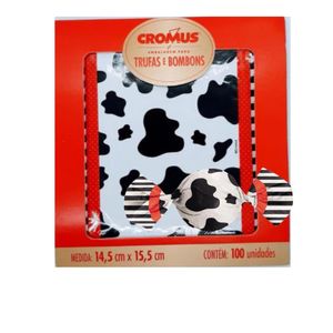 Embalagens Para Trufas e Bombons Vaquinha Ref.: 12500100 Cromus (100 unidades)