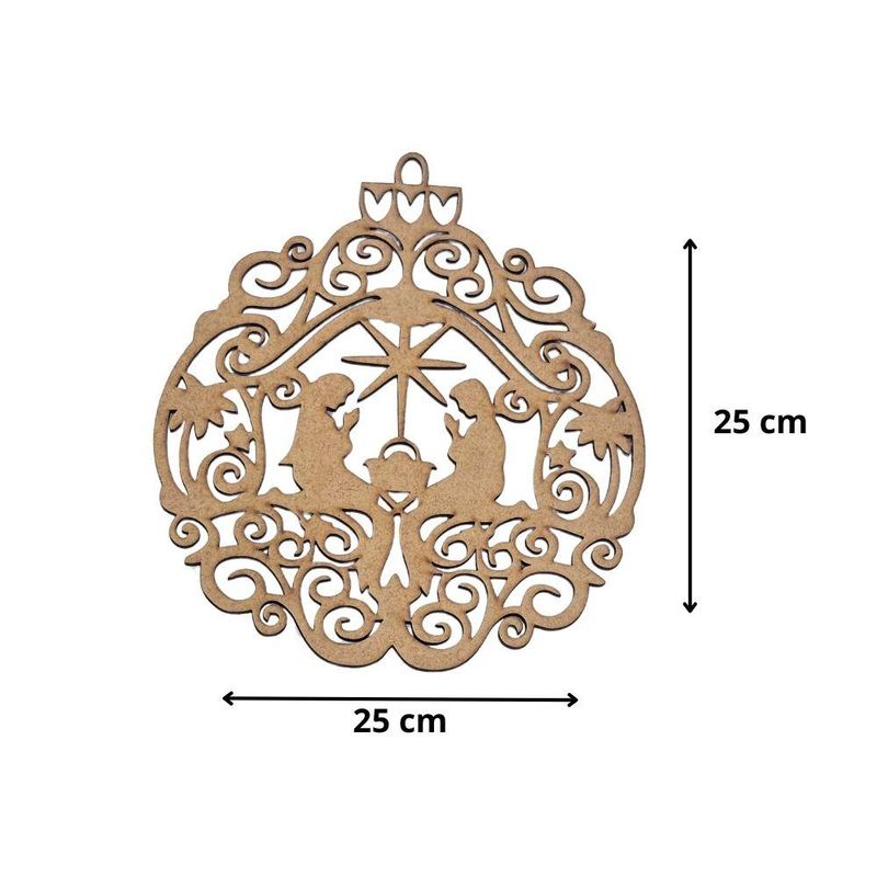Guirlanda Redonda Lisa 25X25 Com Arabesco 3MM LJ442 Lj Artesanato (01 unidade)