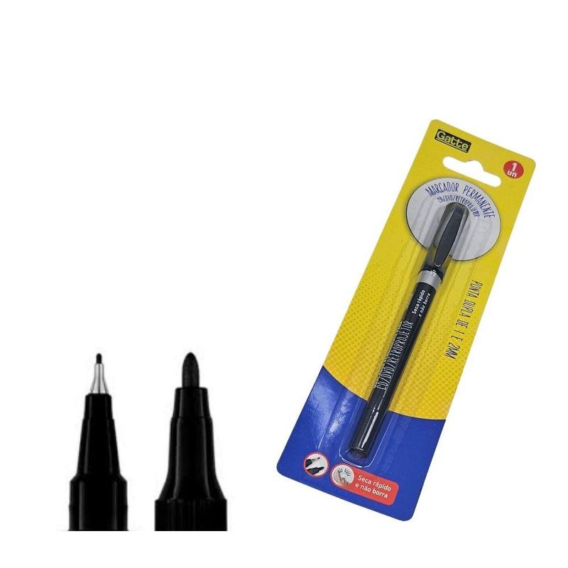 Marcador-Permanente-Ponta-Dupla-Ref.-10538-Preto-Make---01-unidade-
