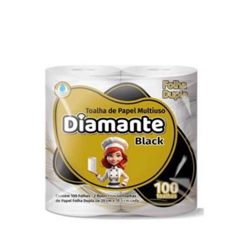 Toalha-de-Papel-Multiuso-Diamante-Black-Brasileiro--100-folhas-