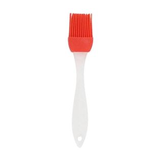Pincel de Silicone Culinário C/ Cabo Transparente e Ponta Vermelha 17.5cm Ref. 1895 Western (01 unidade)