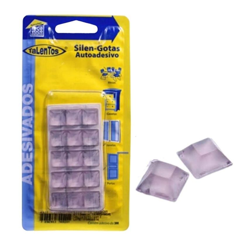 Silen-Trapezio-Adesivo-Transparente-6x13mm-Talentos--15-Unidades-