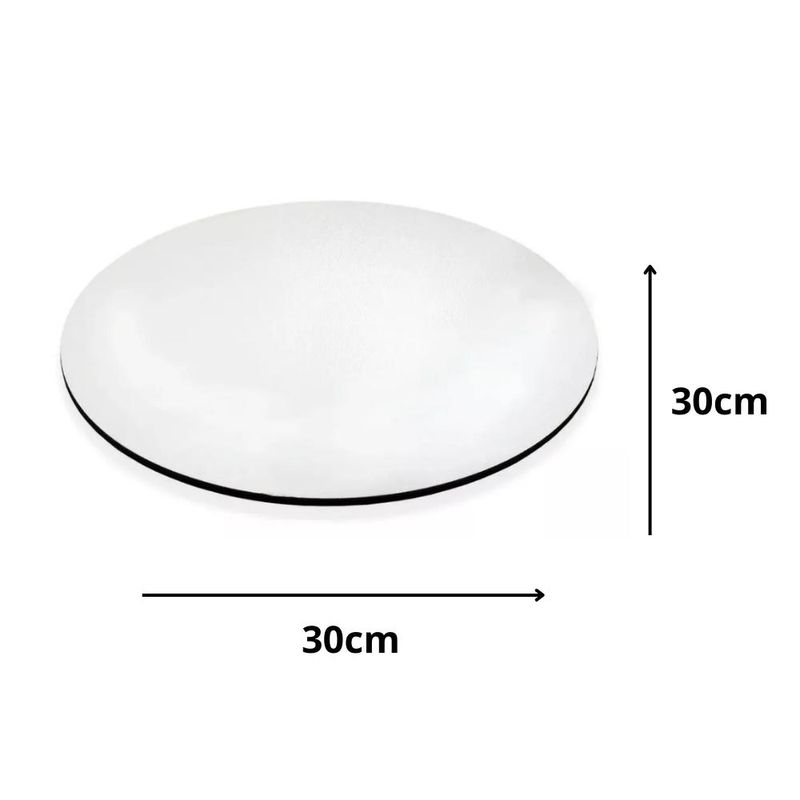 Cakeboard Tabuleiro Redondo Branco 30cm Ref.: CB3P-006 Litoarte (01 Unidade)