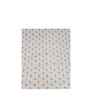Saco de Polipropileno Transparente Love Vermelho 15x22cm Ref.: 11300246 Cromus (50 Sacos)