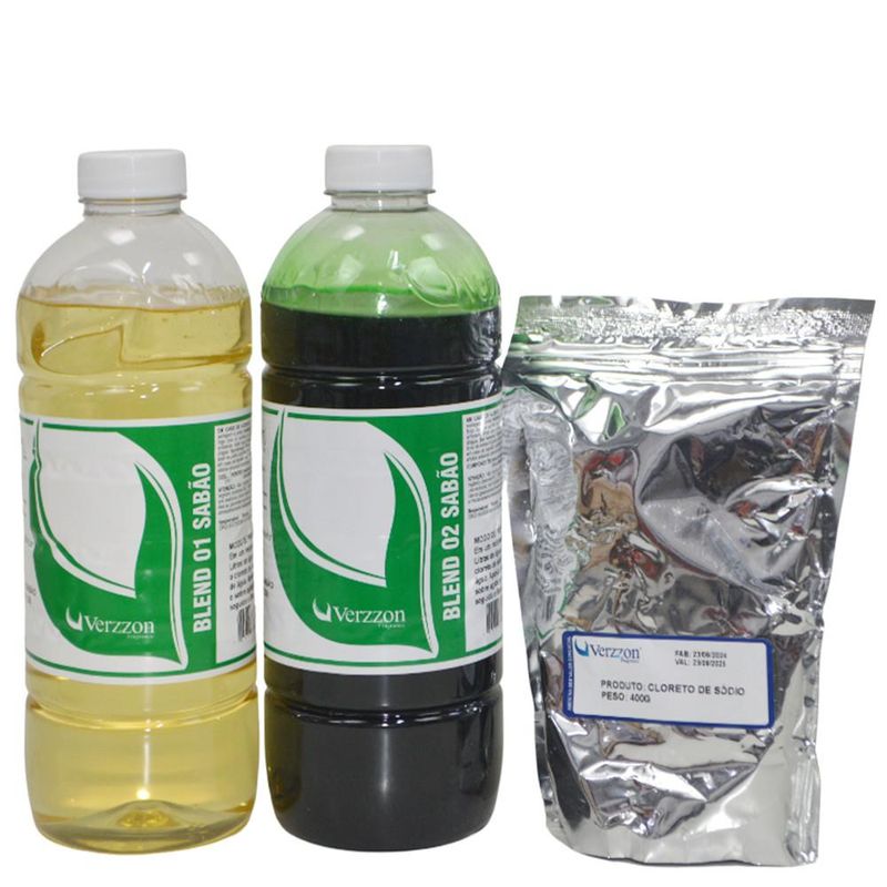 Kit-Base-para-Sabao-Lava-Roupas-Premium-1kg-Verde-Ariel-Verzzon--2.400gr-
